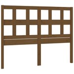 vidaXL Tête de lit Marron miel 155 5x4x100 cm Bois massif de pin