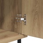 vidaXL Buffet Chêne artisanal 40 x 35 x 70 cm Bois d'ingénierie et fer