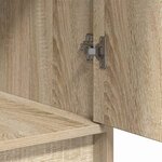 vidaXL Buffet Chêne sonoma 40 x 40.5 x 75 cm Bois d'ingénierie