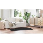 vidaXL Tapis HUARTE Noir 120 x 170 cm Polyester