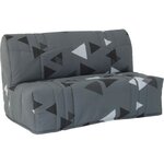 Banquette BZ - Gris bikini - 2 places -145 x 100 x 90 cm