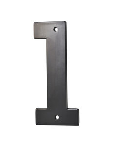 THIRARD - Chiffre 1  à visser  alliage  H.80mm  noir - THIRARD