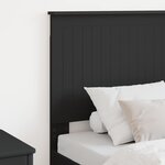 vidaXL Tête de lit avec tête de lit Chêne noir 75 cm Bois d'ingénierie
