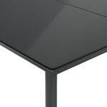 vidaXL Ensemble à manger de jardin et coussins 7 Pièces beige poly rotin