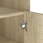 vidaXL Buffet chêne sonoma 73 5x35x75 cm bois d'ingénierie