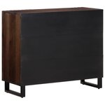 vidaXL Buffet marron 90x34x75 cm bois massif de manguier