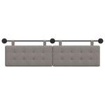 vidaXL Tête de lit suspendue Tissu