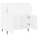 vidaXL Buffet Blanc 60x35x70 cm Bois d'ingénierie