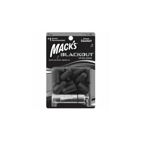 Mack's blackout bouchons d'oreille 7 paires pour musiciens
