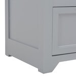 Vidaxl meuble tv gris 120x30x40 cm bois