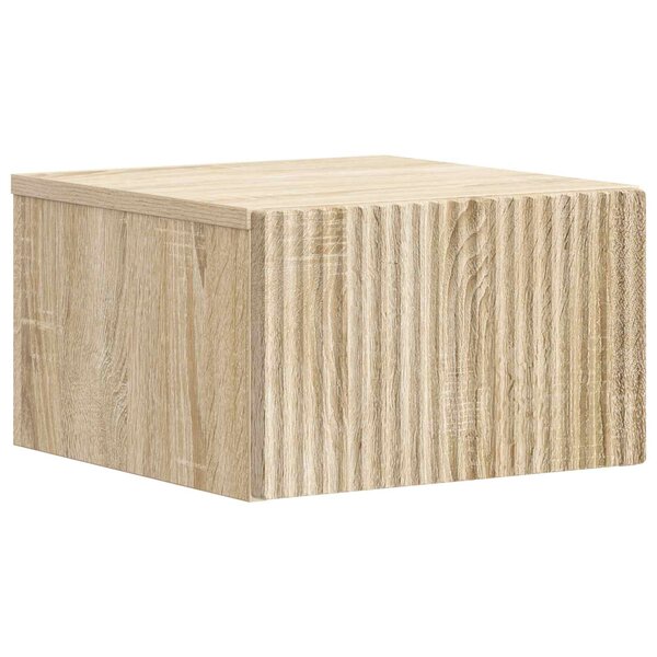 vidaXL Cabinet de chevet mural Chêne Sonoma 33 x 34 5 x 20 cm