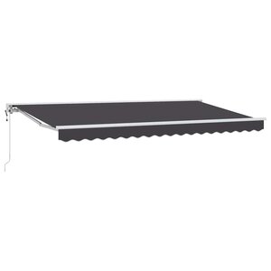 vidaXL Cadre d'auvent Anthracite 400 x 200 cm