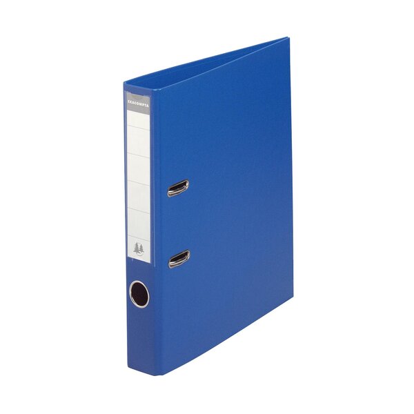 Classeur À Levier Pvc A4 Dos De 50mm. - Bleu Foncé - X 10 - Exacompta