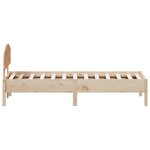 vidaXL Cadre de lit sans matelas 75x190 cm bois de pin massif
