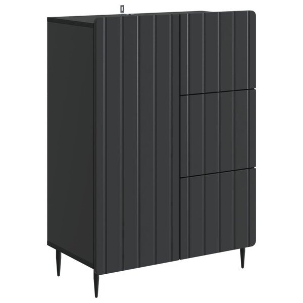 vidaXL Buffet Noir 66 x 34 5 x 91 5 cm Bois d'ingénierie