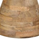 vidaXL Table d'appoint Ø50x40 cm bois de manguier massif