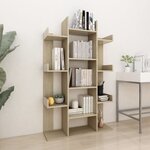 vidaXL Bibliothèque Chêne Sonoma 86x25 5x140 cm Bois d’ingénierie