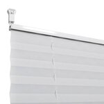 vidaXL Store plissé 60x125 cm Blanc