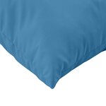 vidaXL Coussins de palette lot de 2 bleu mélangé tissu