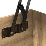 vidaXL Table basse chêne artisanal 80 x 50 5 x 42 5 cm