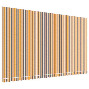 vidaXL Tissu de remplacement pour auvent rayures multicolores 6x3 5 m