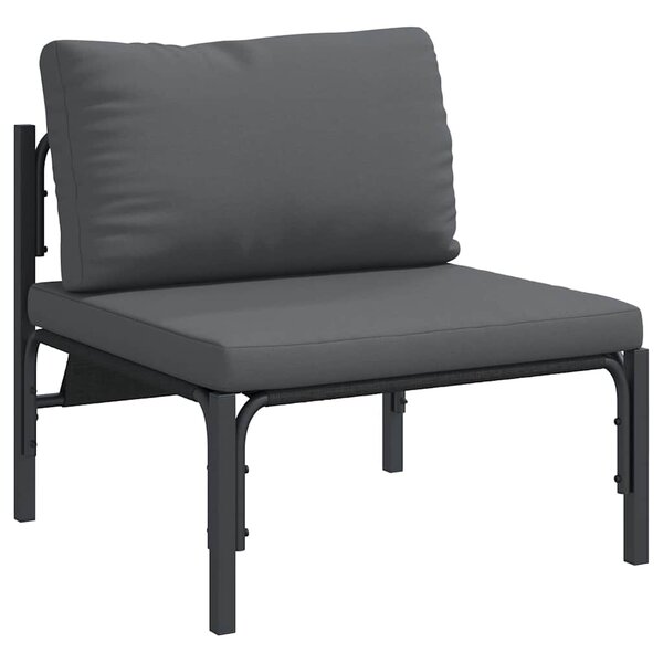 vidaXL Mobilier de jardin Anthracite 80 x 80 x 71 cm Acier