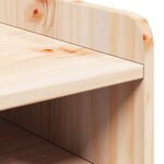 vidaXL Table de chevet Marron 38 x 36 x 29 5 cm Bois massif en pin