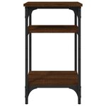 vidaXL Table d'appoint Chêne marron 35x30x60 cm Bois d'ingénierie