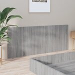 vidaXL Tête de lit Sonoma gris 200x1 5x80 cm Bois d'ingénierie