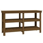 vidaXL Banc de travail Marron miel 142 5x50x80 cm Bois de pin massif