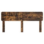 vidaXL Tête de lit Chêne fumé 180 cm Bois d'ingénierie