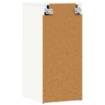 vidaXL Armoires à chaussures 2 Pièces Blanc 32x35x70 cm Aggloméré