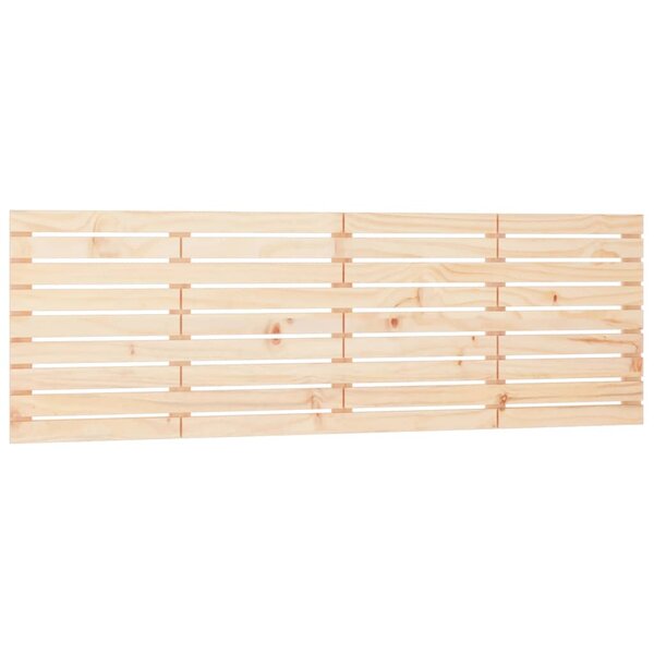 vidaXL Tête de lit murale 206x3x63 cm Bois massif de pin