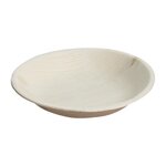 Assiette creuse ronde 175 x 35 mm - fiesta - lot de 100 -  - feuilles de palmier