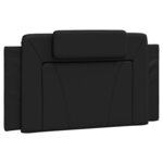 vidaXL Cadre de lit avec LED sans matelas noir 100x200 cm