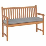 vidaXL Coussin pour banc de palette Gris 140 x 40 x 8 cm Tissu Oxford