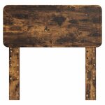 vidaXL Tête de lit Chêne fumé 90 cm Bois d'ingénierie