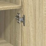 vidaXL Buffet haut chêne sonoma 45x42 5x185 cm bois d'ingénierie