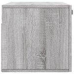 vidaXL Armoire murale sonoma gris 80x36 5x35 cm bois d'ingénierie