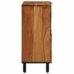 vidaXL Buffet avec étagère Marron 80 x 33 x 75 cm Bois d'acacia massif