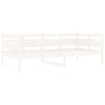 vidaXL Lit de jour Blanc Bois massif de pin 90x190 cm