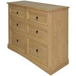 vidaXL Buffet Gamme Corona Pin mexicain 110x43x81 cm