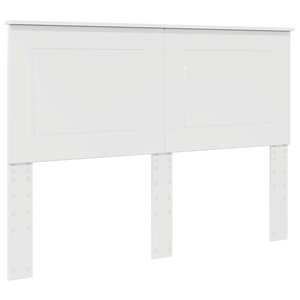 vidaXL Tête de lit Blanc brillant 160 cm Bois d'ingénierie