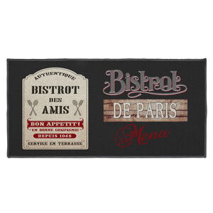Tapis Rectangle 57x115 cm Bistrot des Amis