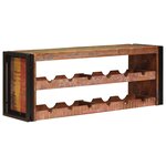 vidaXL Étagère à vin Marron 100 x 45 x 33 cm Bois récupéré massif