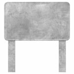 vidaXL Tête de lit Gris béton 90 cm Bois d'ingénierie