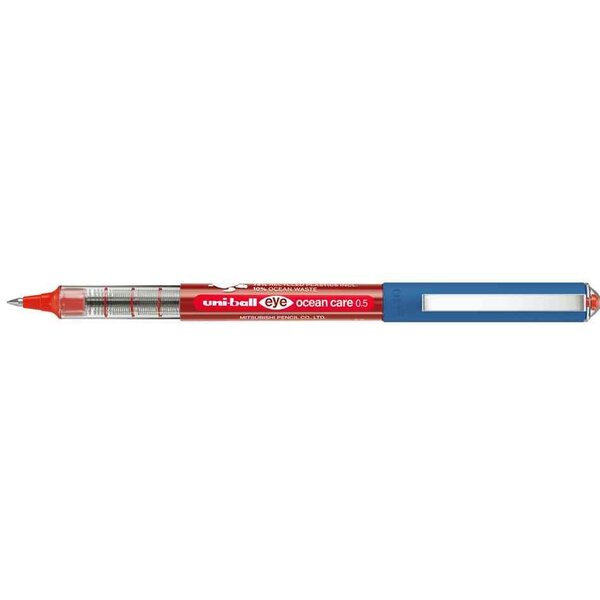 Stylo roller eye ocean care 0.5  rouge UNI-BALL
