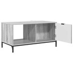 vidaXL Table basse Sonoma gris 90 x 49 x 46 cm Bois d'ingénierie