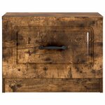 vidaXL Table basse Chêne fumé 49 x 50 x 37 cm Bois d'ingénierie