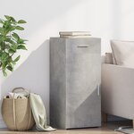 vidaXL Buffet gris béton 40x42 5x93 cm bois d'ingénierie